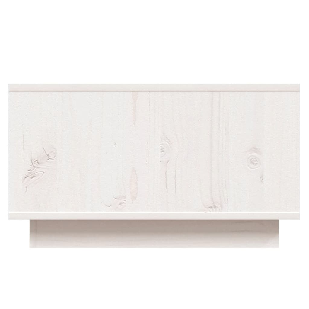 Mesa de centro 55x56x32 cm pinho maciço branco