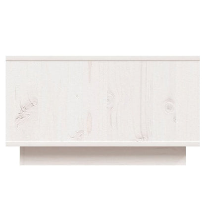 Mesa de centro 55x56x32 cm pinho maciço branco