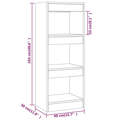 Estante/divisória 40x30x103 cm contraplacado branco