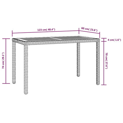 5 pcs conjunto de jantar p/ jardim c/ almofadões vime PE preto