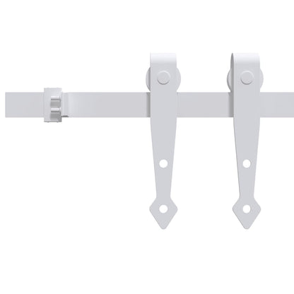 Mini kit para armário deslizante aço carbono 183 cm branco