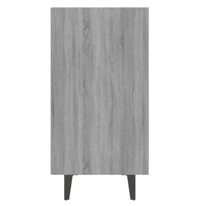 Aparador Lotiv - Cor Cinzento Sonoma -  Com 6 Prateleiras - 103,5x35x70 cm - Design Moderno