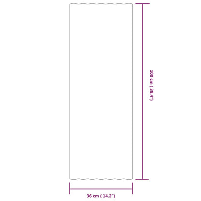 Painéis de telhado 12 pcs 100x36 cm aço revestido a pó castanho