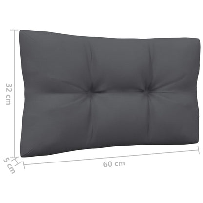 7 pcs conjunto lounge jardim c/ almofadões pinho maciço