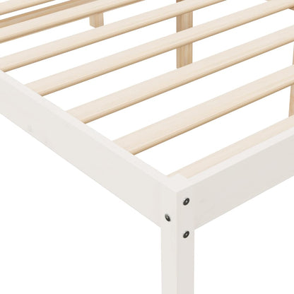 Cama para idosos 100x200 cm pinho maciço branco