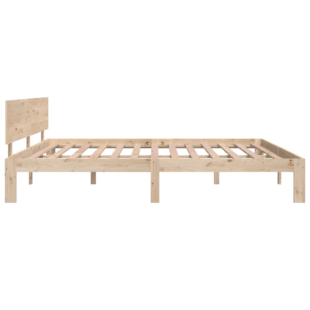 Estrutura de cama super king 180x200 cm madeira maciça