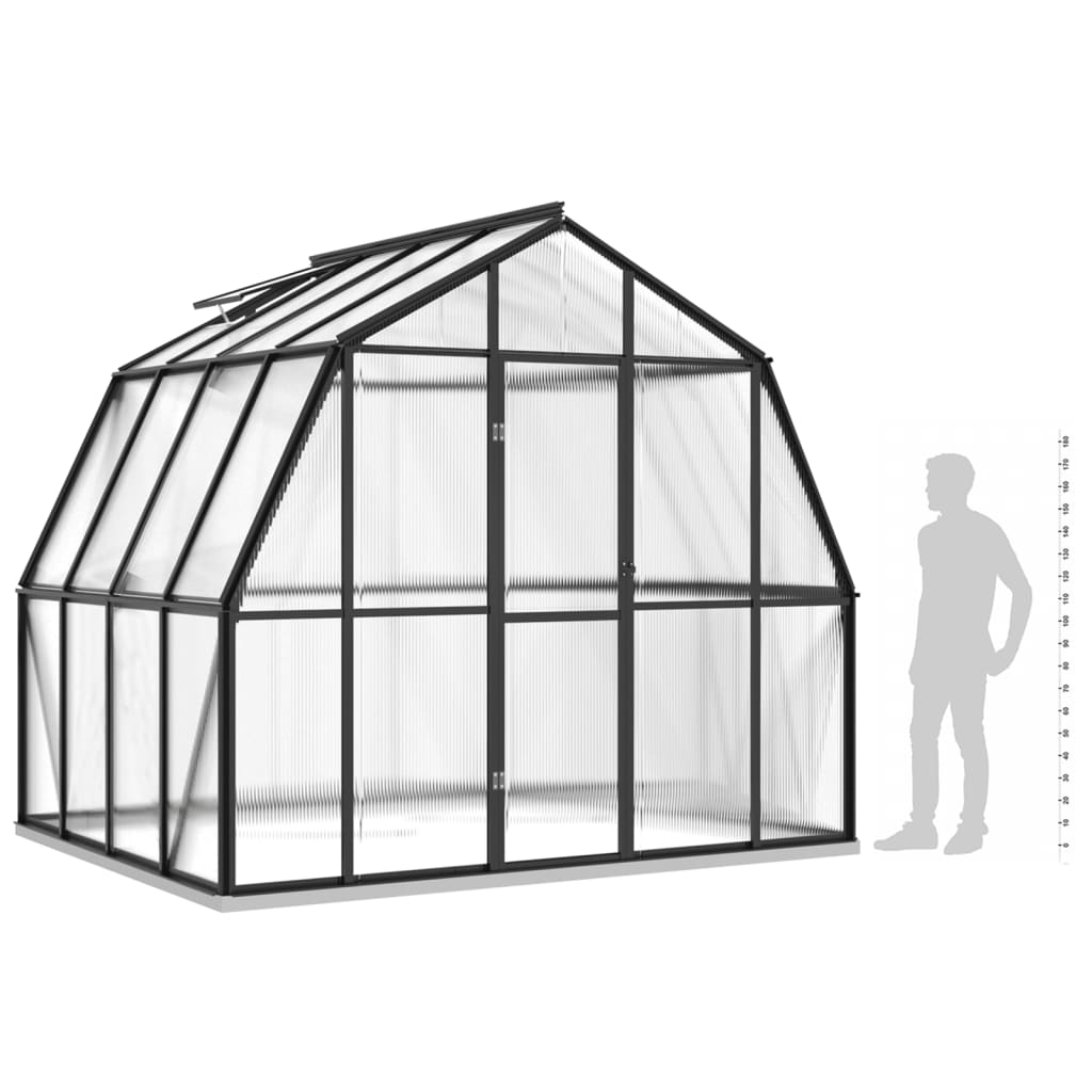 Estufa GreenHouse com Base - 6,43 m² - Estrutura em Aluminio e Aço