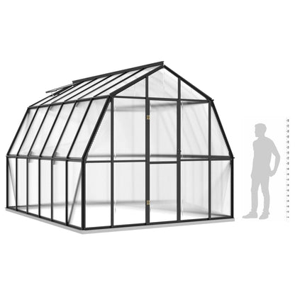 Estufa GreenHouse com Base - 9,53 m² - Estrutura em Aluminio e Aço