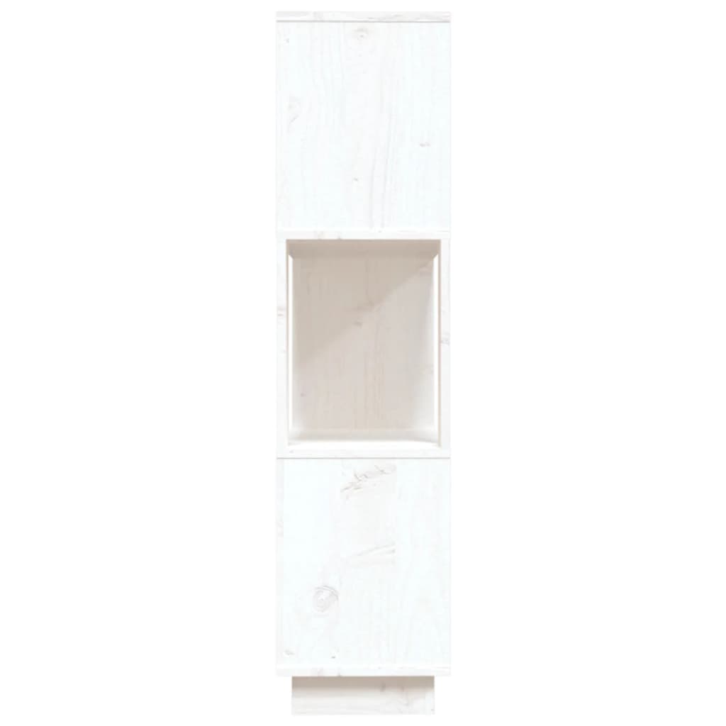 Estante/divisória 80x25x101 cm pinho maciço branco