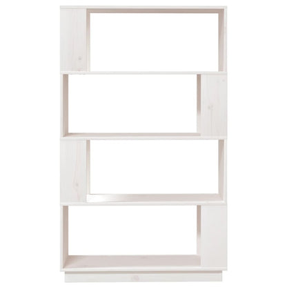 Estante/divisória 80x25x132 cm pinho maciço branco