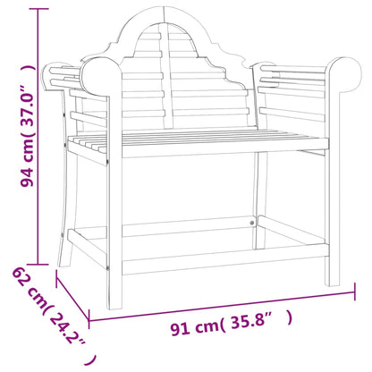 Cadeiras de jardim 2 pcs 91x62x94 cm madeira de teca maciça