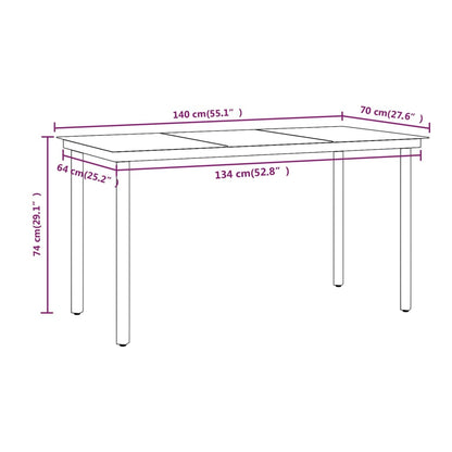 7 pcs conjunto de jantar p/ jardim c/ almofadões cinza e preto