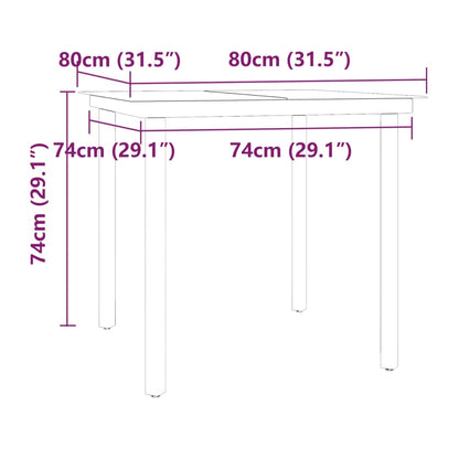 5 pcs conjunto de jantar p/ jardim c/ almofadões preto