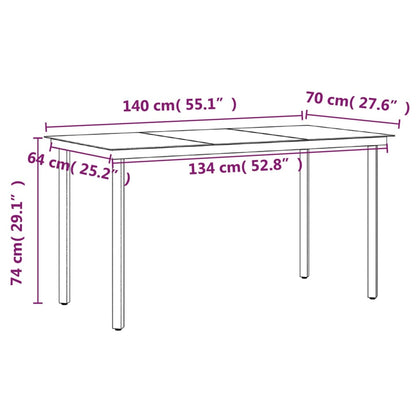 5 pcs conjunto de jantar p/ jardim c/ almofadões preto