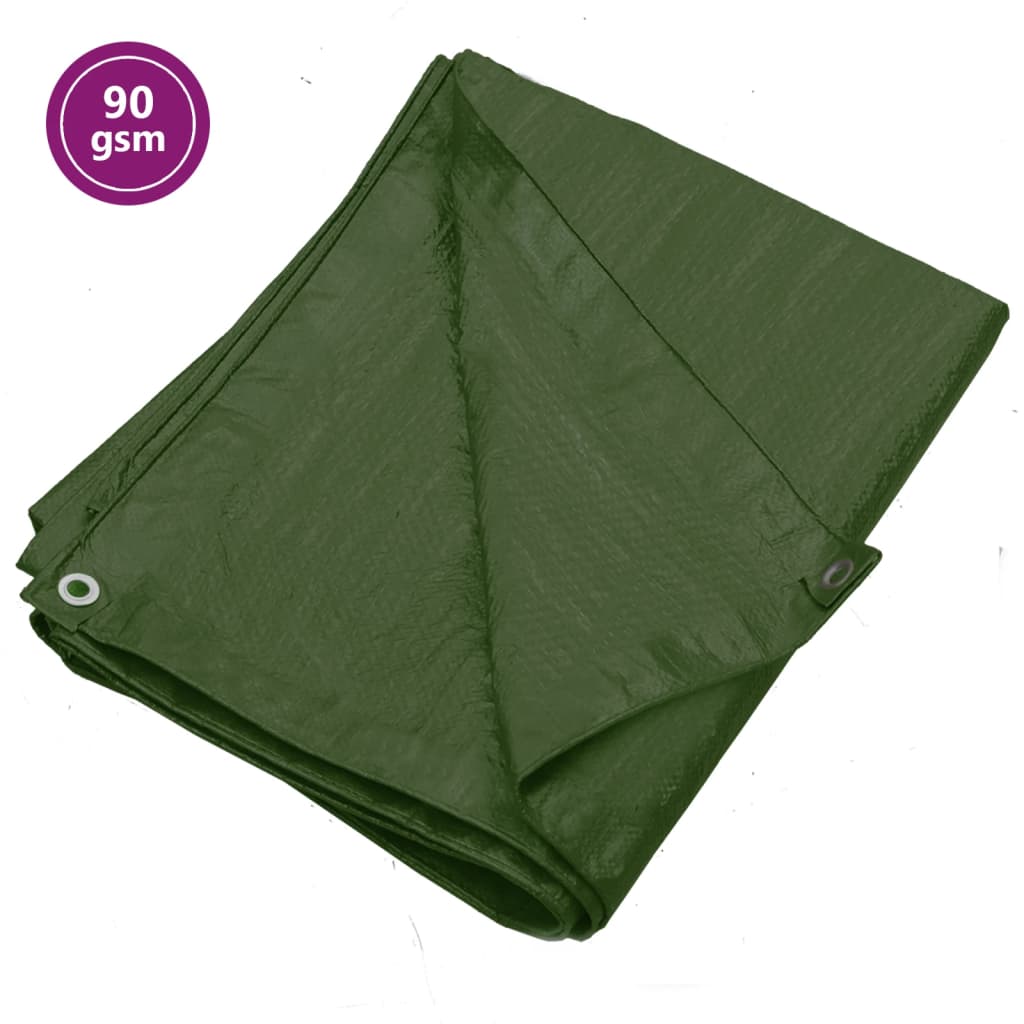 Lona 90 g/m² 6x12 m PEAD verde