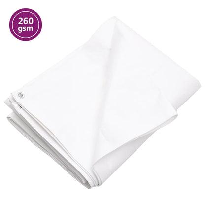 Lona 260 g/m² 3x3 m PEAD branco