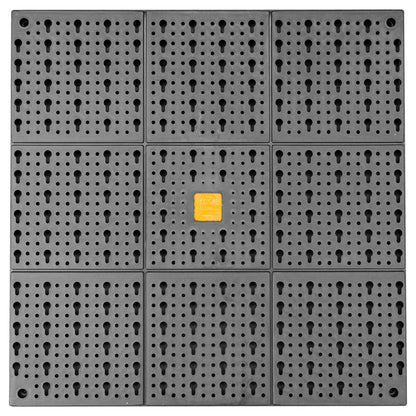 Painel de parede para ferramentas 500x1000 mm 50 ganchos PP