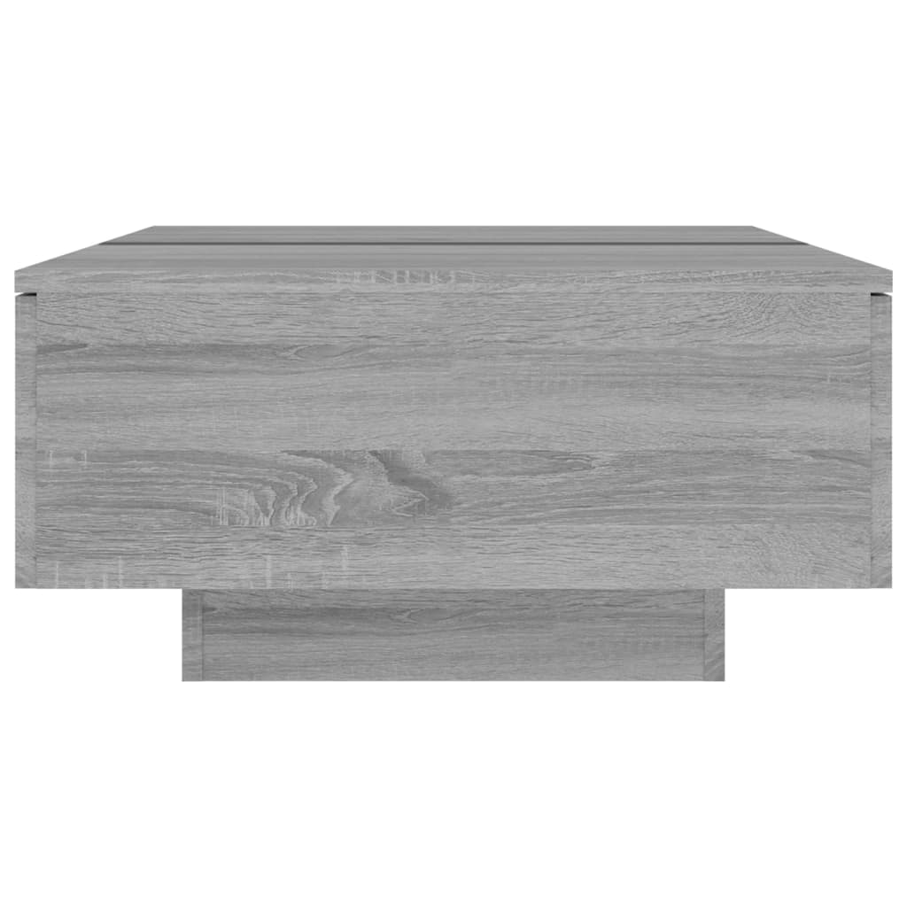 Mesa de Centro Davi com 4 Gavetas - Cinzento - Design Moderno