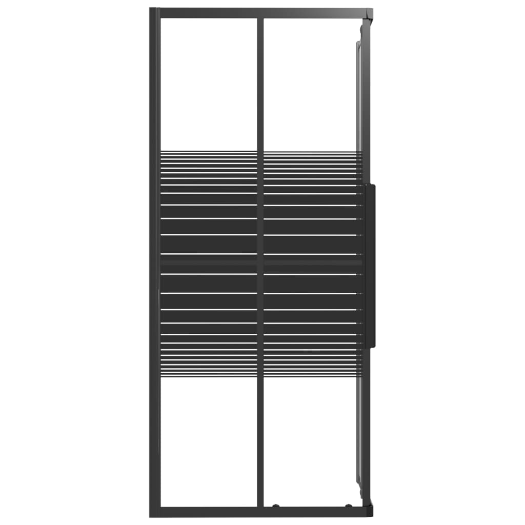 Cabine de duche riscas ESG 80x70x180 cm preto