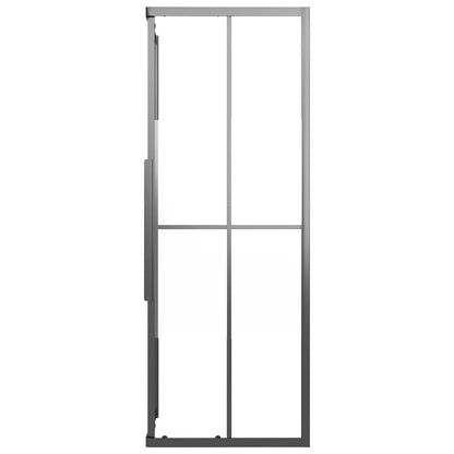 Cabine de duche ESG semiopaco 70x70x180 cm preto