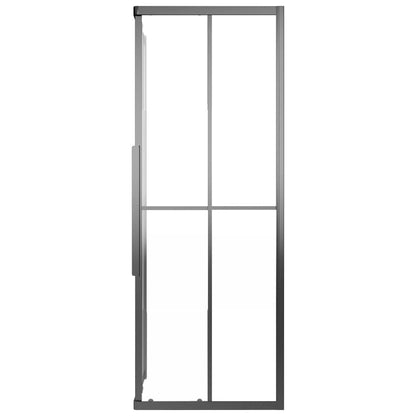 Cabine de duche ESG opaco 80x70x180 cm preto