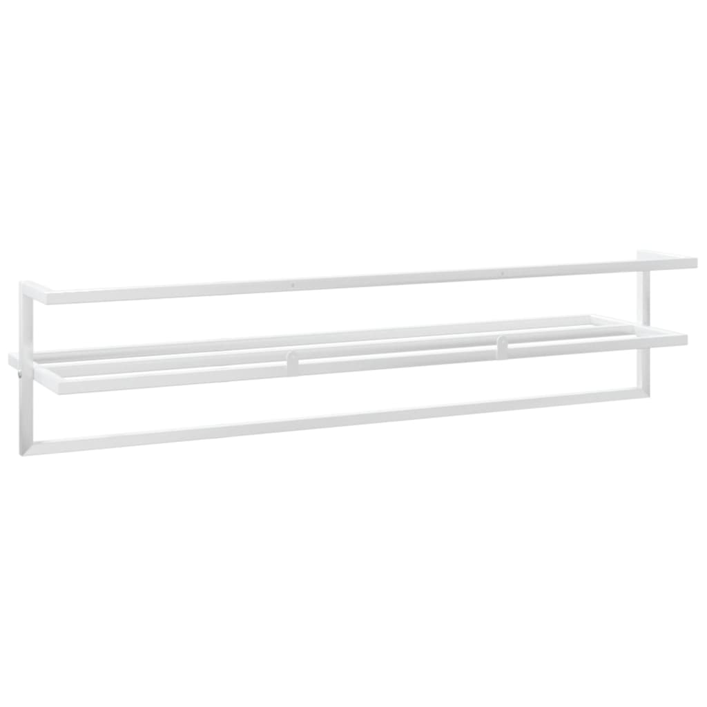 Toalheiro 95x25x22 cm ferro branco