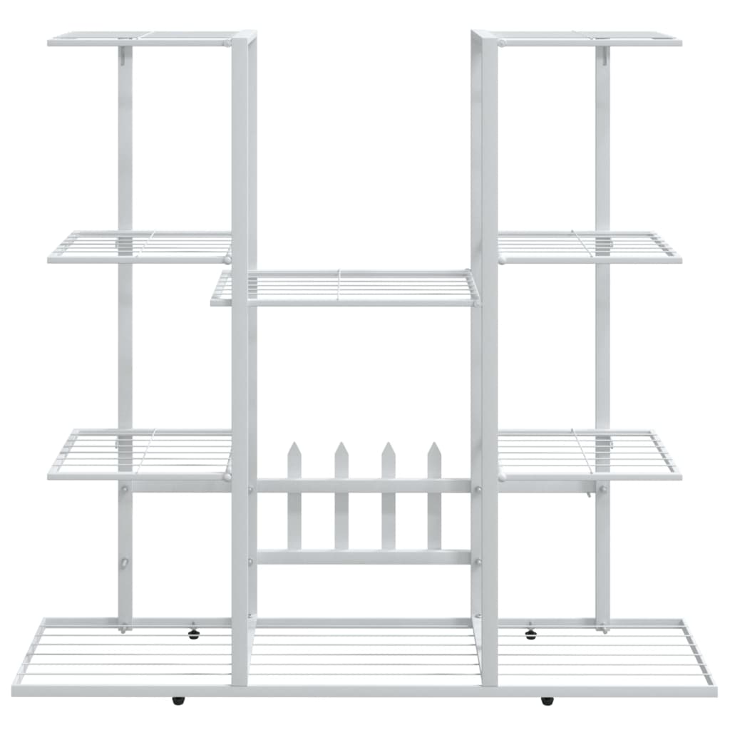 Suporte de vasos 94,5x25x89 cm ferro branco