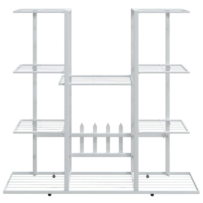 Suporte de vasos 94,5x25x89 cm ferro branco