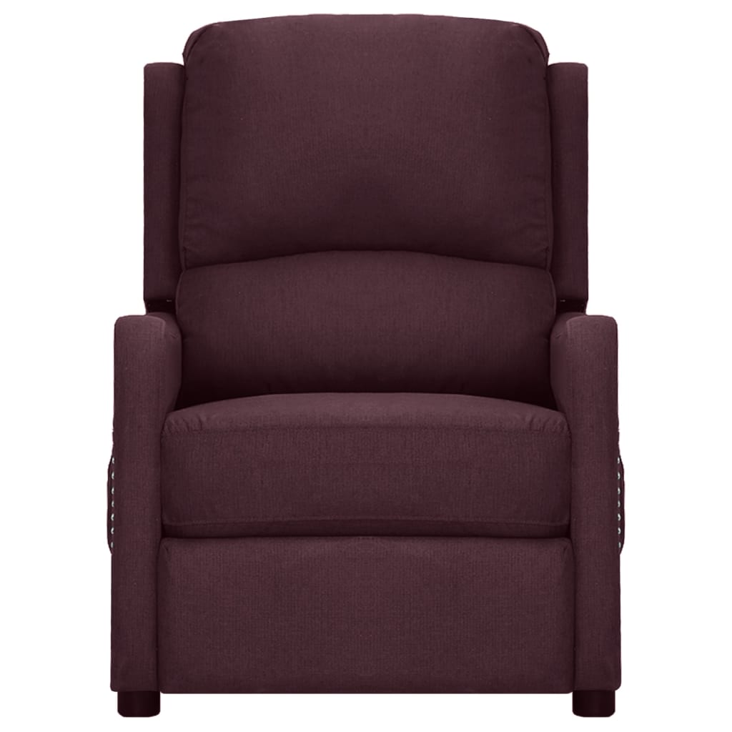 Poltrona de massagens elétrica tecido roxo