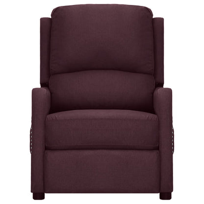 Poltrona de massagens elétrica tecido roxo