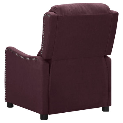 Poltrona de massagens elétrica tecido roxo