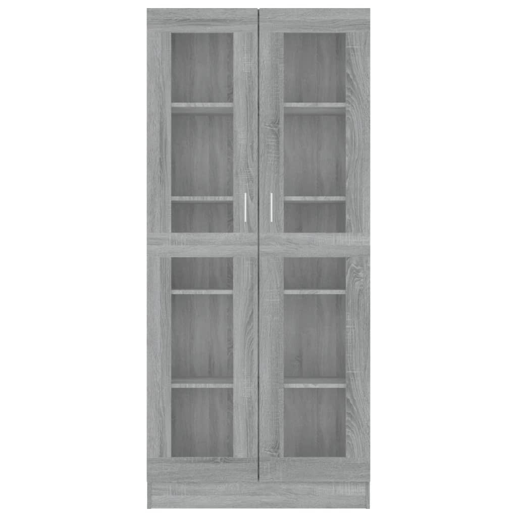 Vitrine Real de 185 cm - Cinzento - Design Moderno