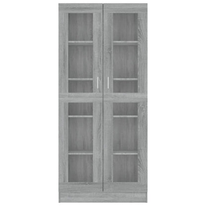 Vitrine Real de 185 cm - Cinzento - Design Moderno