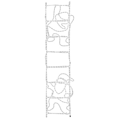 Pai Natal a Subir Escada para Exterior de 200cm com 552 luzes LED