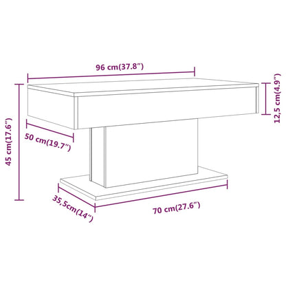 Mesa de Centro Serra - Nogueira - Design Nórdico