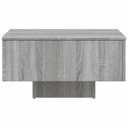 Mesa de centro 60x60x31,5 cm derivados de madeira cinza sonoma