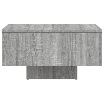 Mesa de centro 60x60x31,5 cm derivados de madeira cinza sonoma