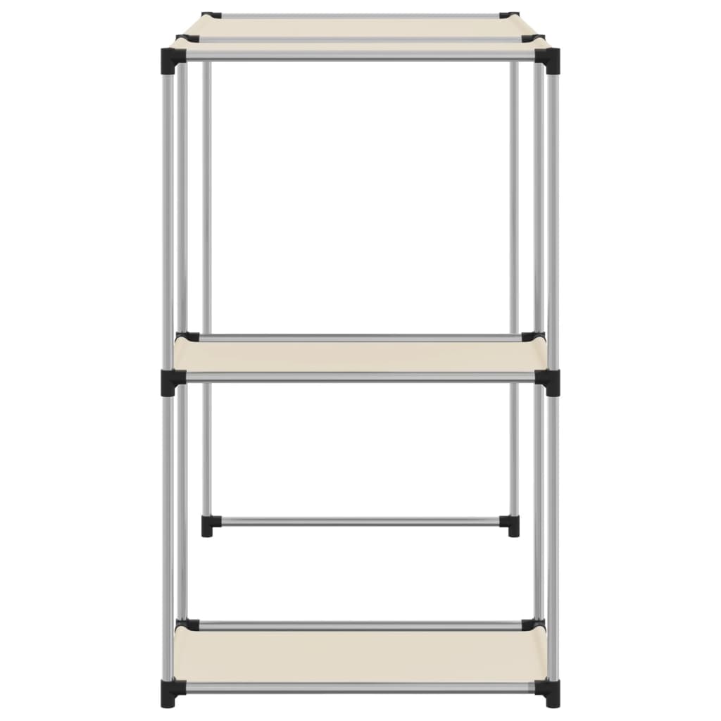 Estante arrumação p/ máquina lavar roupa 87x55x90,5 ferro creme