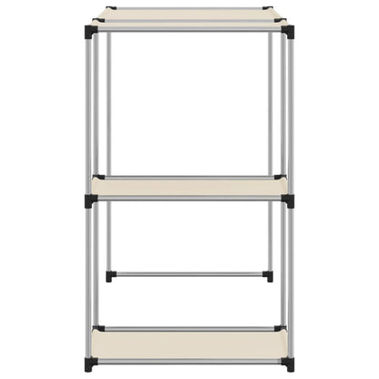 Estante arrumação p/ máquina lavar roupa 87x55x90,5 ferro creme