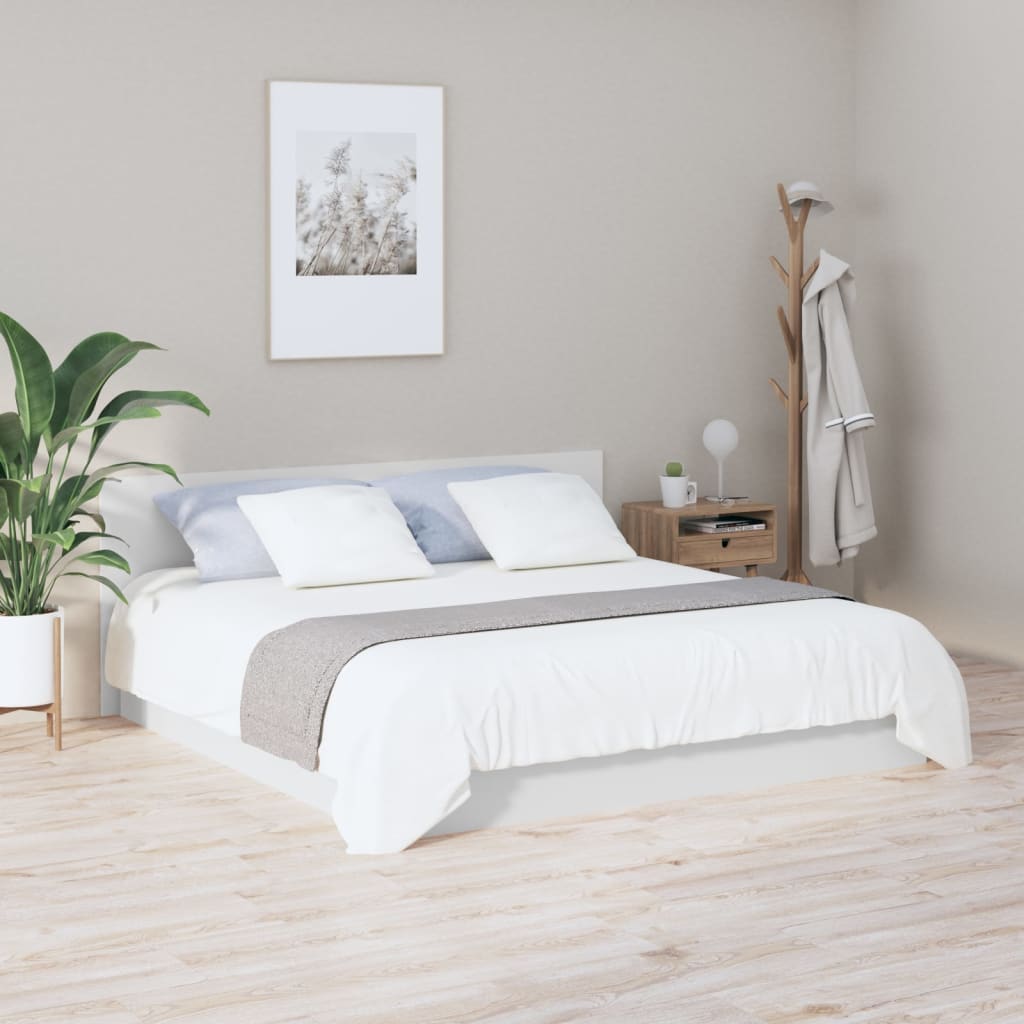 Cabeceira de cama 200x1,5x80 cm derivados de madeira branco