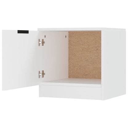 Mesas de cabeceira 2 pcs 40x39x40 cm branco