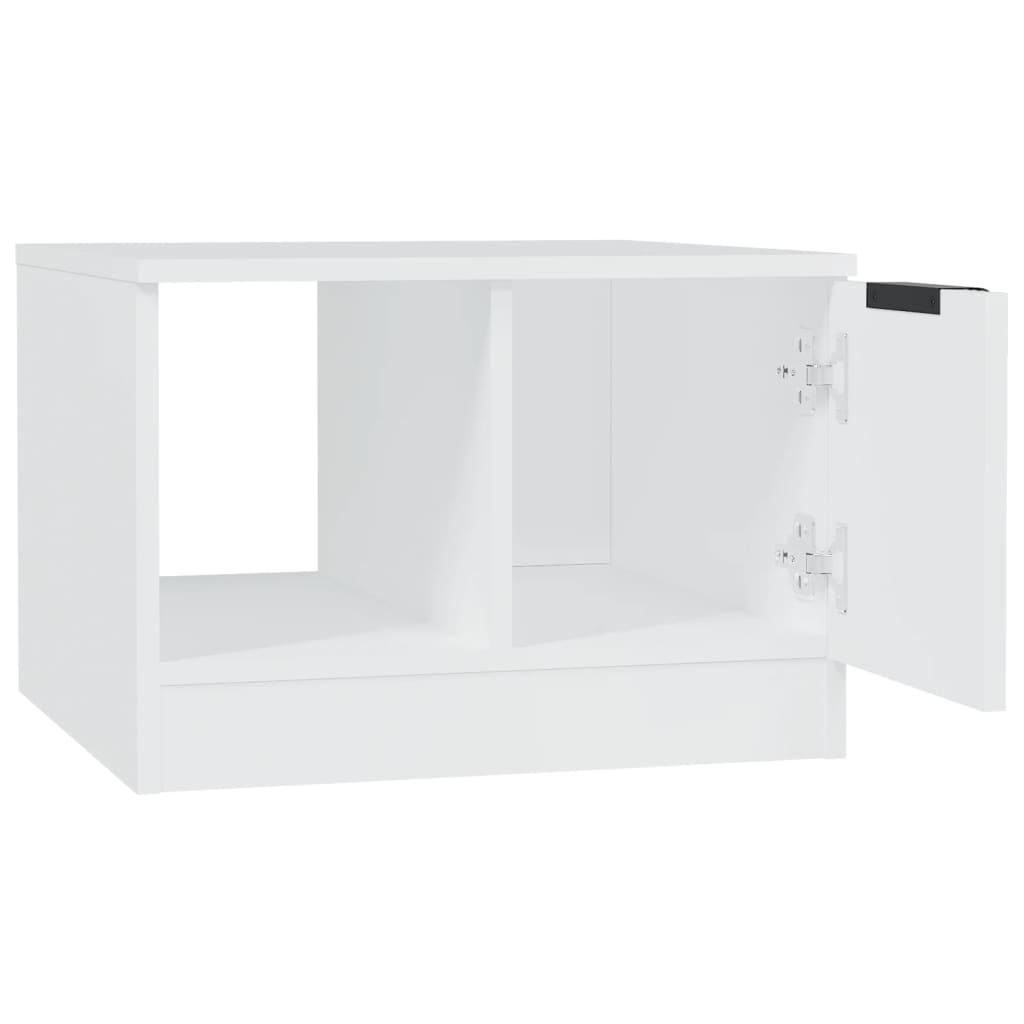 Mesa de centro 50x50x36 cm derivados de madeira branco