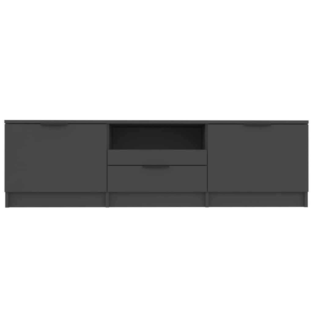 Móvel de TV Flix de 140cm - Preto Mate - Design Moderno