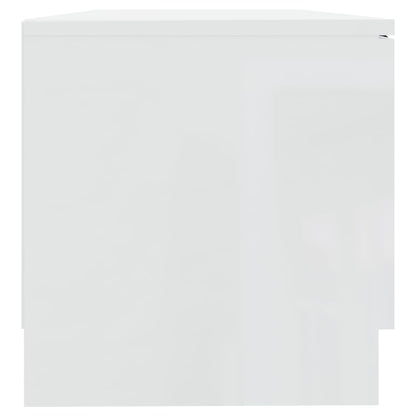 Móveis TV 2pcs 80x35x36,5cm derivados madeira branco brilhante