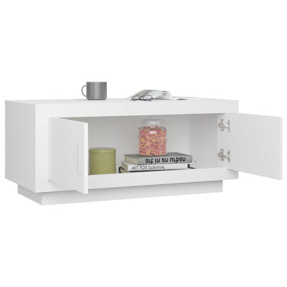 Mesa de centro 102x50x45 cm derivados de madeira branco