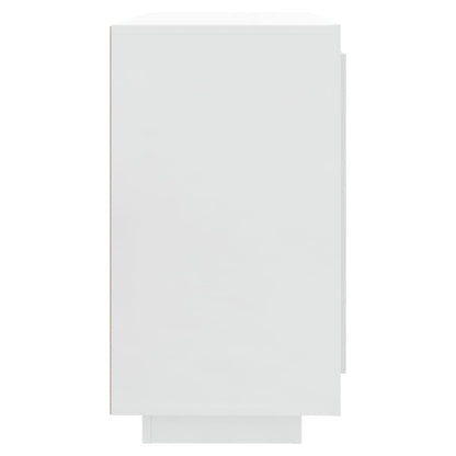 Aparador Judy com 2 Portas de 80 cm - Branco Brilhante - Design Moderno