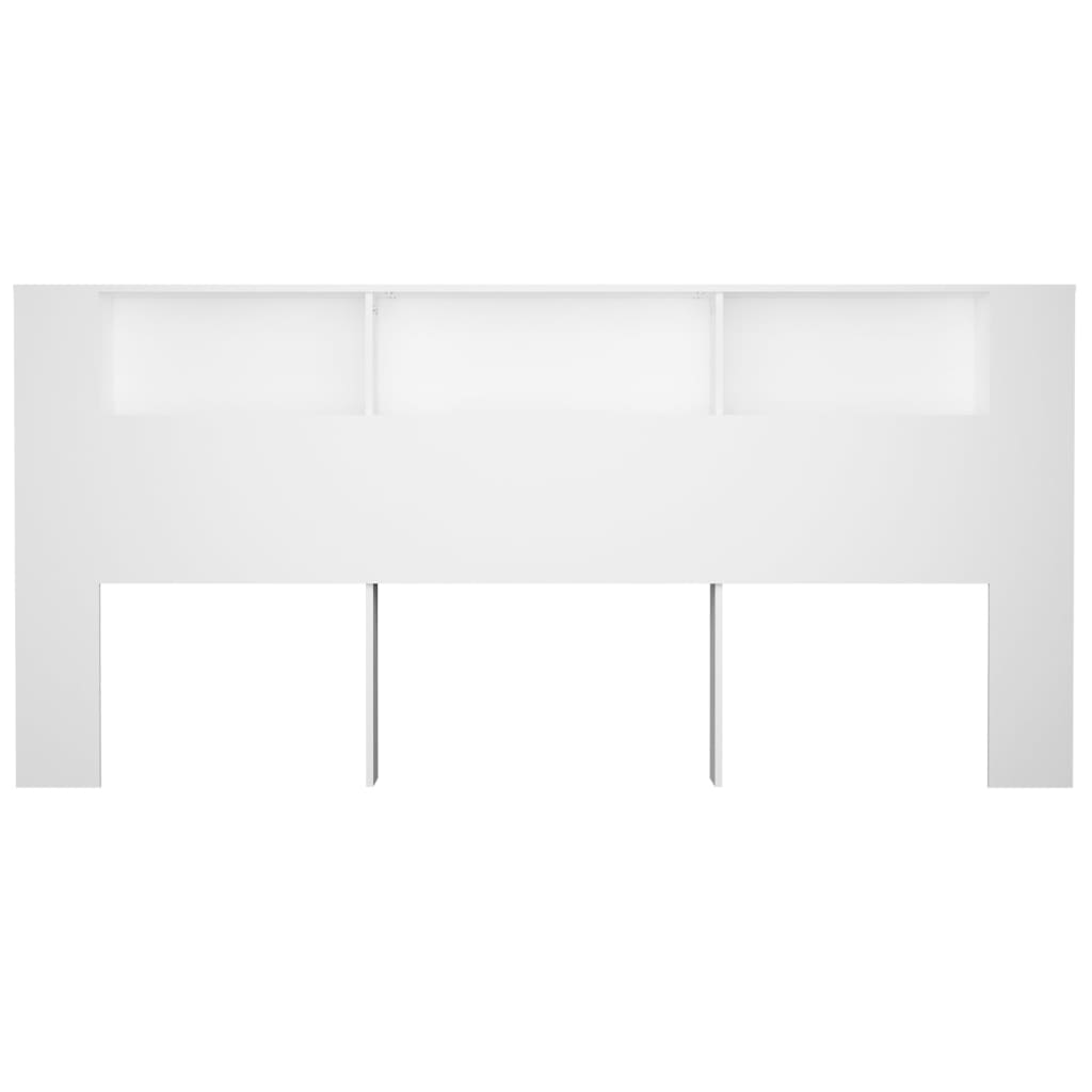 Armário de cabeceira 220x18,5x104,5 cm branco