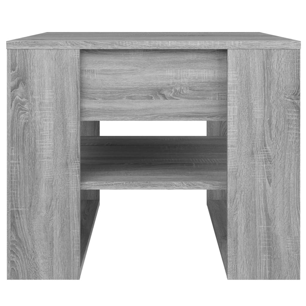 Mesa centro 55,5x55x45 cm derivados de madeira sonoma cinzento