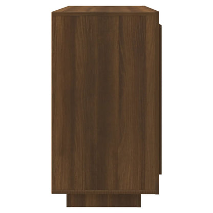 Aparador Judy com 2 Portas de 80 cm - Castanho - Design Moderno