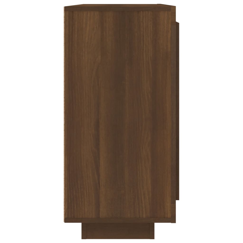 Aparador Davi de 3 Portas de 92cm - Nogueira - Design Moderno